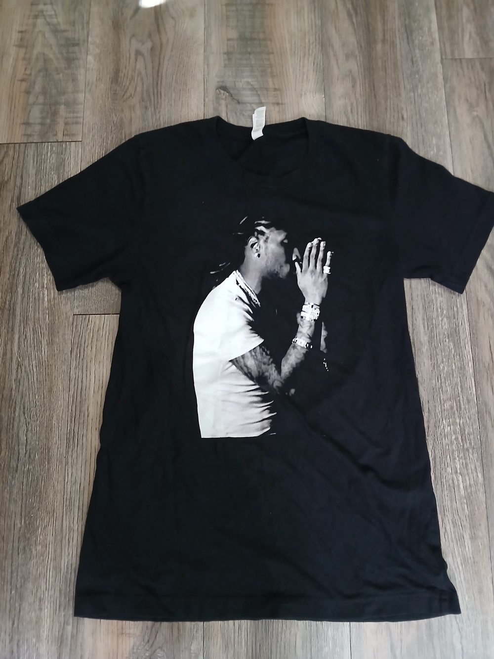 Black Graphic Men’s T‑Shirt with Future